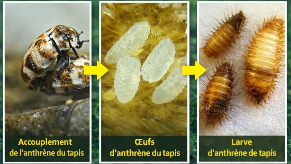 Périodes d'activité d'anthrène