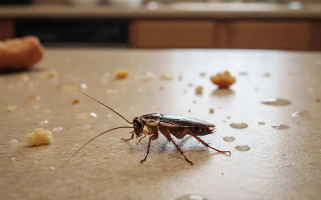 cafard de jardin dans la maison