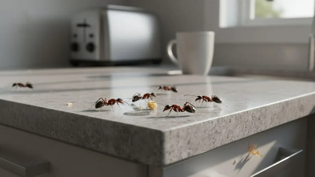 Fourmis dans la cuisine : méthodes pour s’en débarrasser