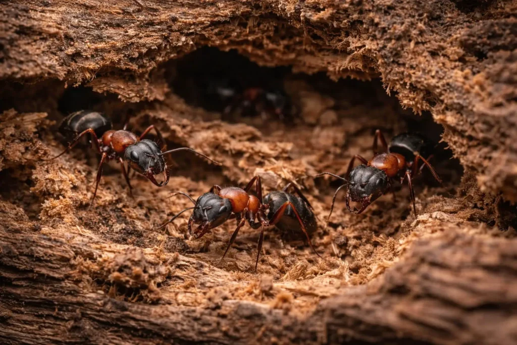 Identifier les fourmis charpentière dans la maison