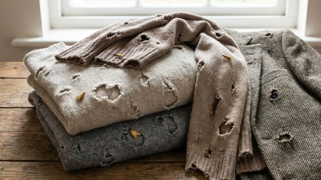 infestation par mite des vêtements