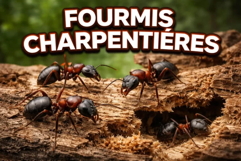 Infestation de fourmis charpentières dans une maison