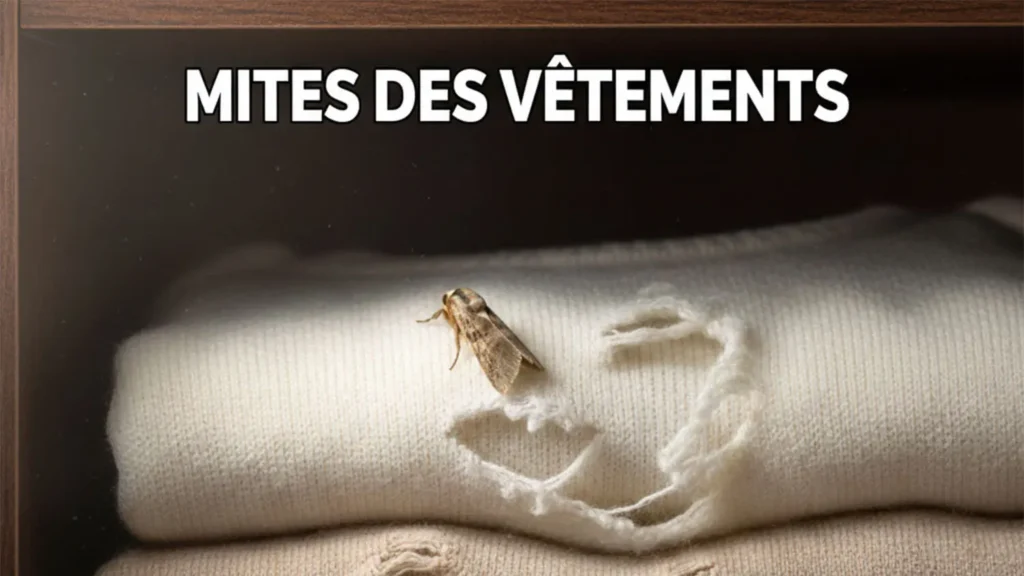 la mite des vêtements dans le placard