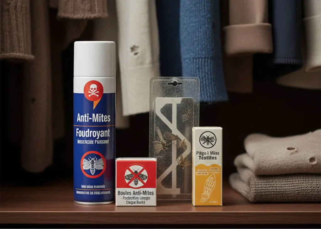 Produits antimites professionnels