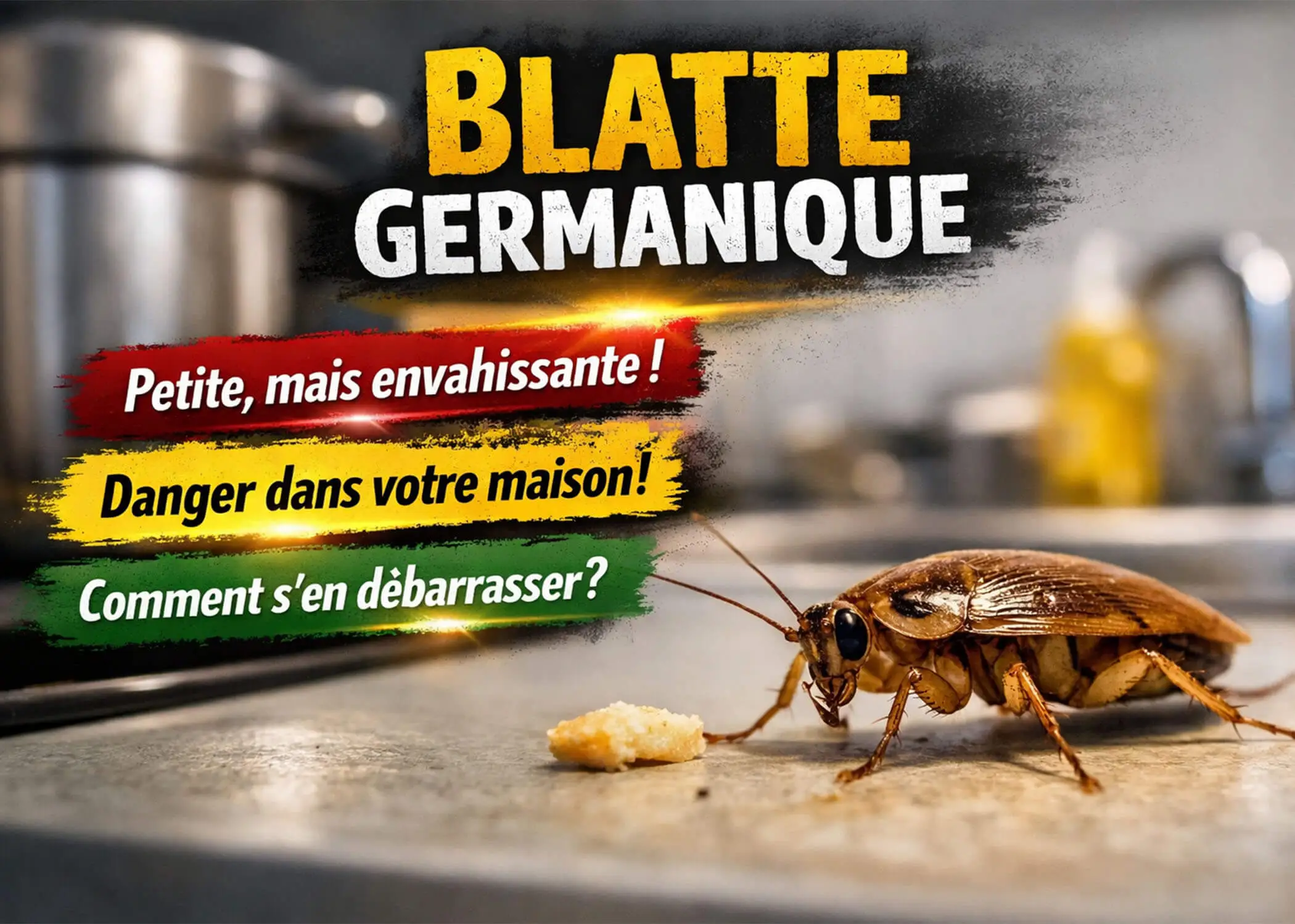 Blatte germanique comment les éliminer