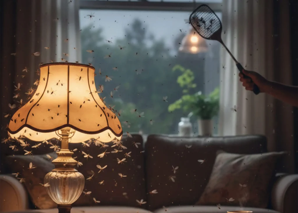 Fourmis ailés dans la maison