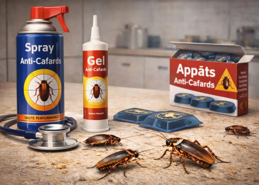 Produits chimiques pour éliminer le cafard domestique