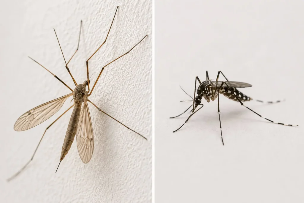 tipule et moustique